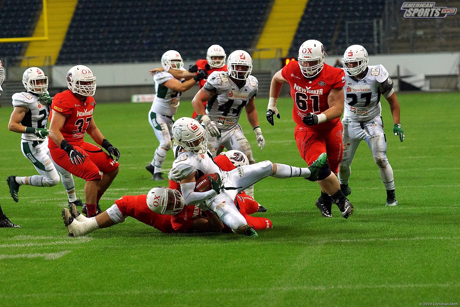 Germanbowl XLI: Schwäbisch Hall Unicorns vs NewYorker Lions Braunschweig 07:10 12.10.2019