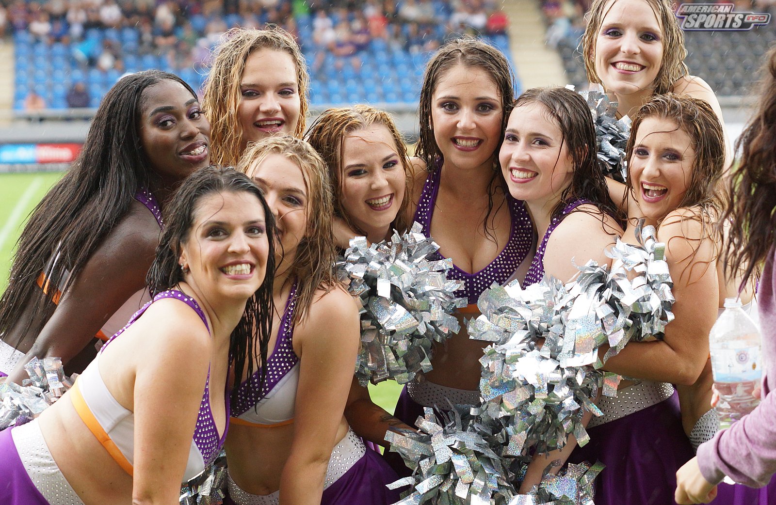Die Frankfurt Universe Cheerleader beim Heimspiel gegen die Stuttgart Scorpions am 18.08.2019