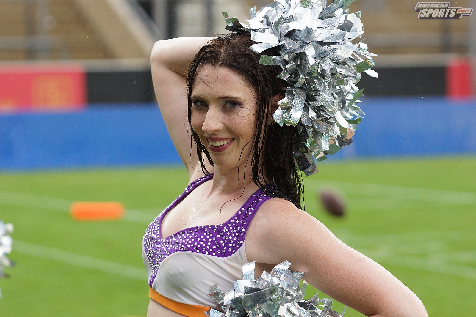 Die Frankfurt Universe Cheerleader beim Heimspiel gegen die Stuttgart Scorpions am 18.08.2019