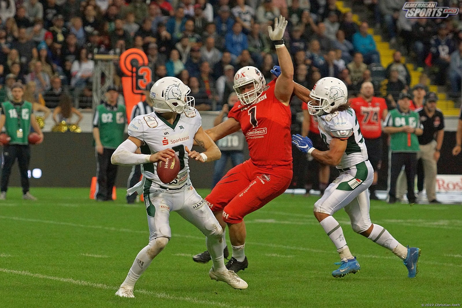 Germanbowl XLI: Schwäbisch Hall Unicorns vs NewYorker Lions Braunschweig 07:10 12.10.2019