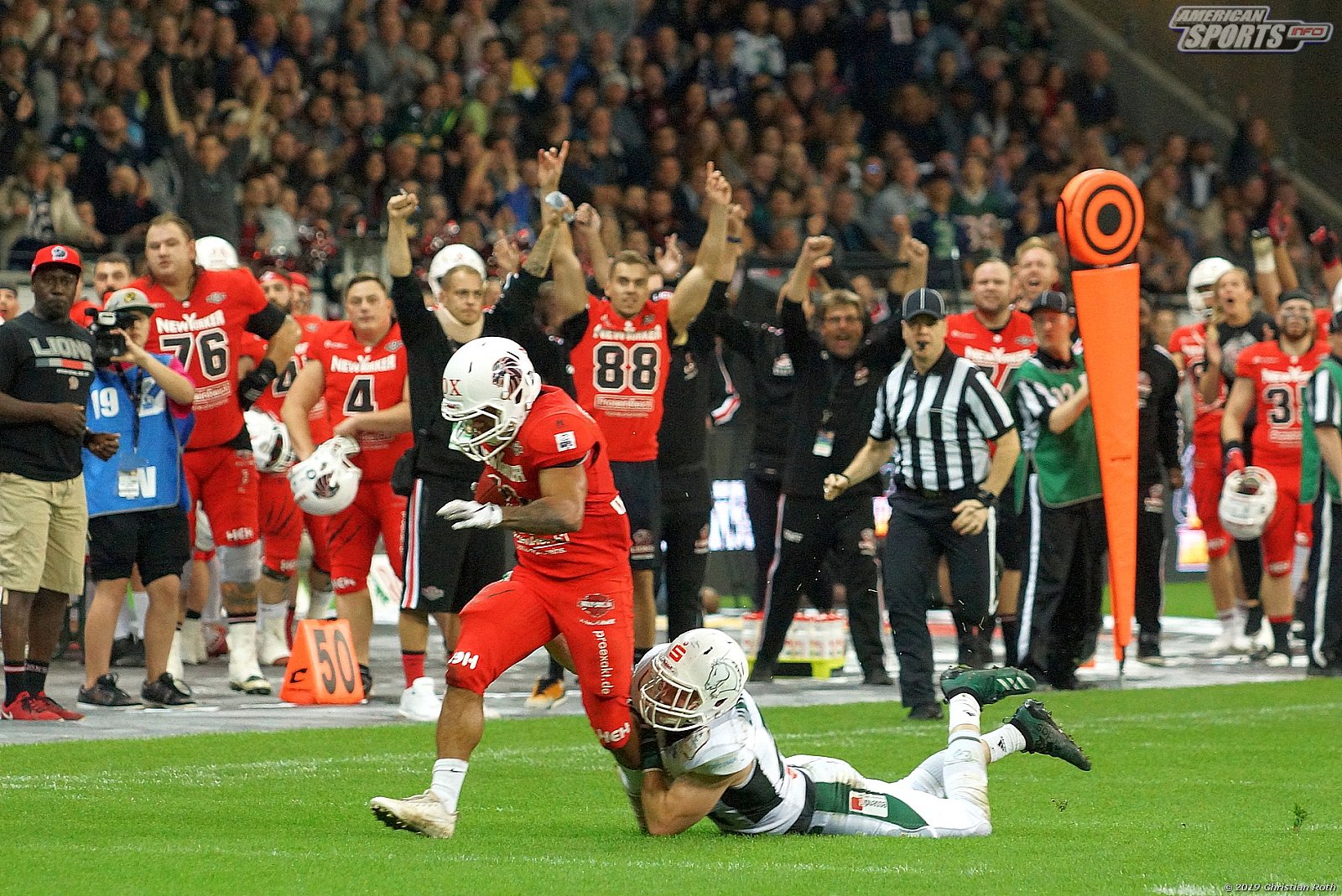 Germanbowl XLI: Schwäbisch Hall Unicorns vs NewYorker Lions Braunschweig 07:10 12.10.2019