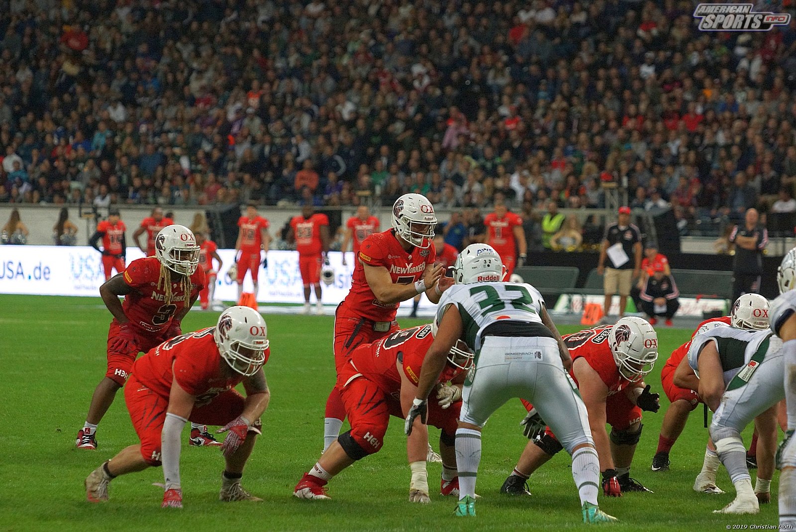 Germanbowl XLI: Schwäbisch Hall Unicorns vs NewYorker Lions Braunschweig 07:10 12.10.2019