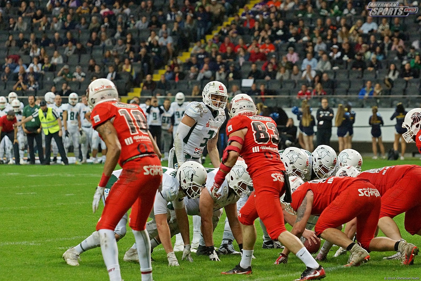 Germanbowl XLI: Schwäbisch Hall Unicorns vs NewYorker Lions Braunschweig 07:10 12.10.2019