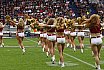ELF: Die Pyromaniacs Cheerleader beim Heimspiel von Rhein Fire gegen die Barcelona Dragons am  26.06.2022