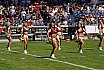 ELF: Die Pyromaniacs Cheerleader beim Heimspiel von Rhein Fire gegen die Hamburg Sea Devils am 25.07.2022