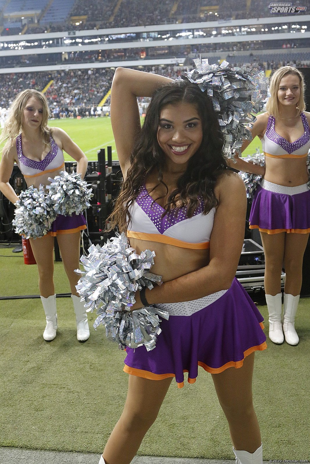 Die Frankfurt Universe Cheerleader beim Germanbowl XLI am 12.10.2019