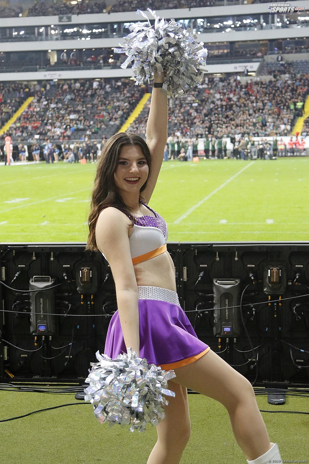 Die Frankfurt Universe Cheerleader beim Germanbowl XLI am 12.10.2019