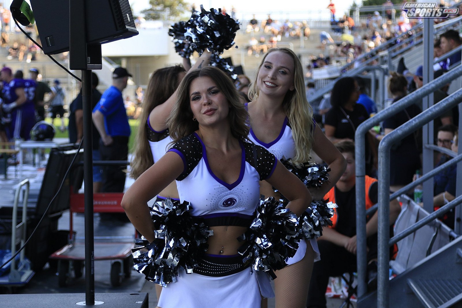 Die Frankfurt Galaxy Dancers beim Heimspiel gegen die Vienna Vikings am 14.08.2022