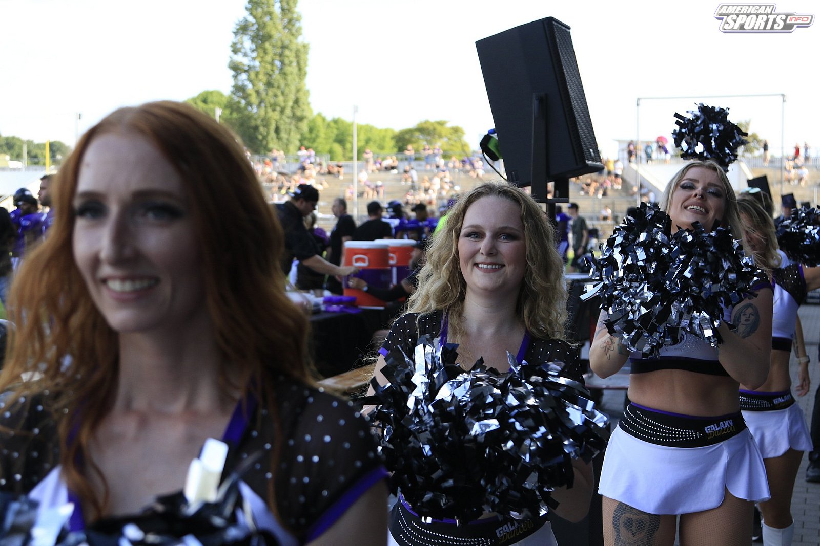 Die Frankfurt Galaxy Dancers beim Heimspiel gegen die Vienna Vikings am 14.08.2022