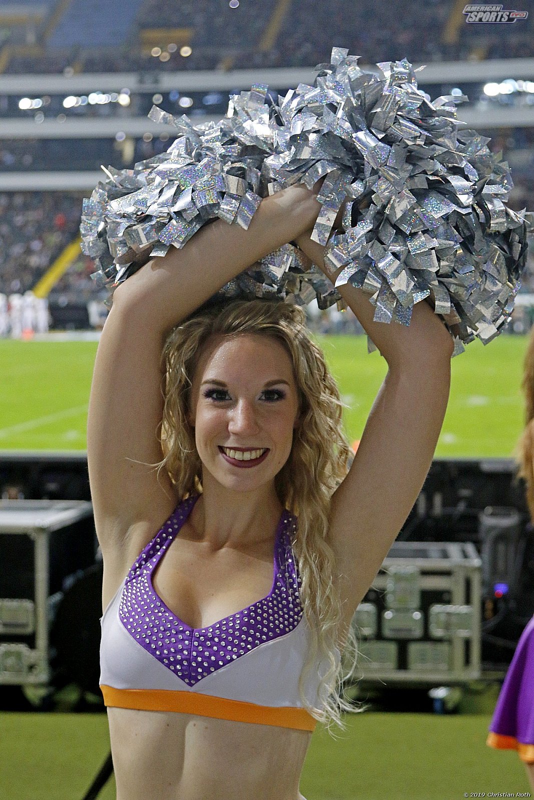 Die Frankfurt Universe Cheerleader beim Germanbowl XLI am 12.10.2019