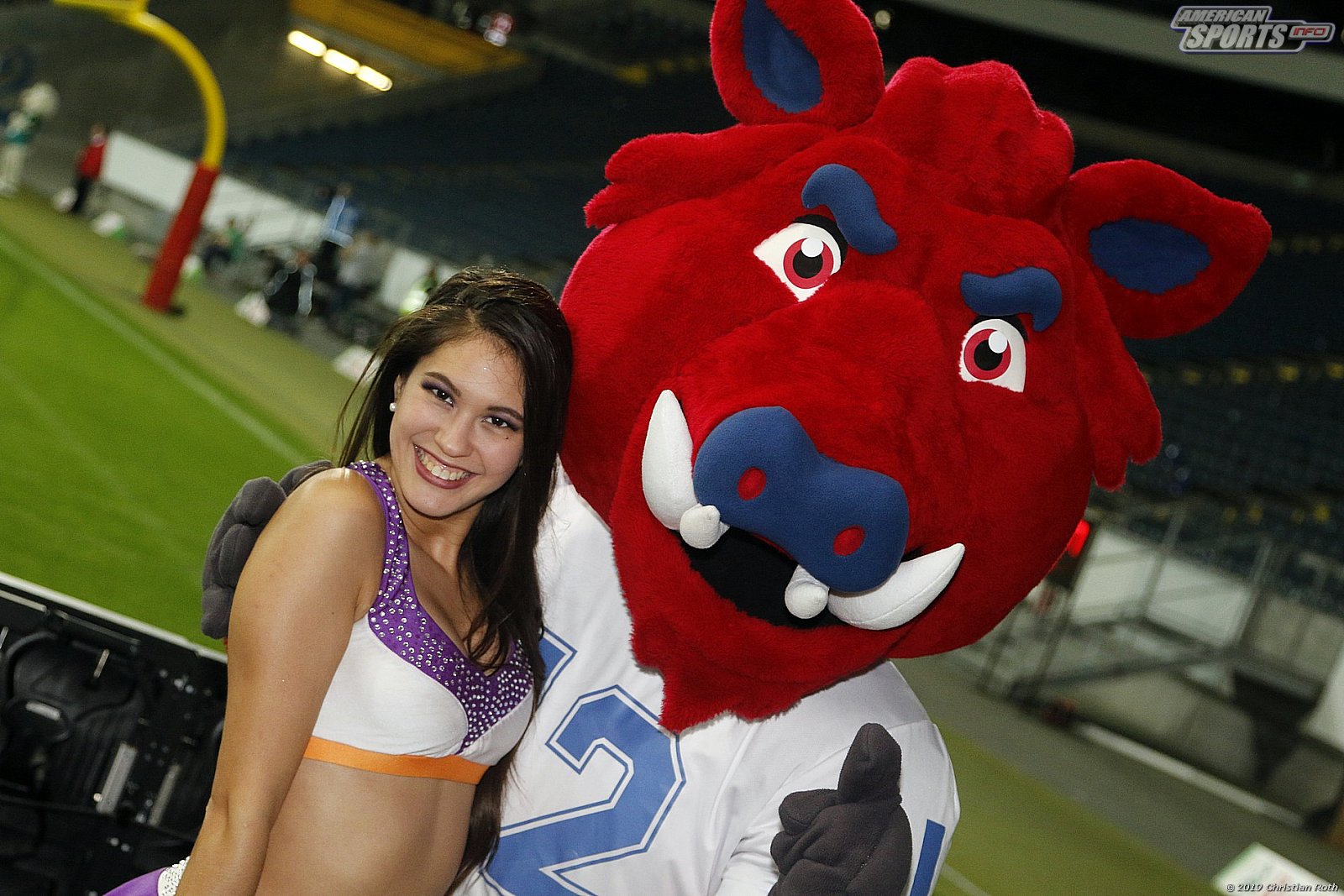 Die Frankfurt Universe Cheerleader beim Germanbowl XLI am 12.10.2019