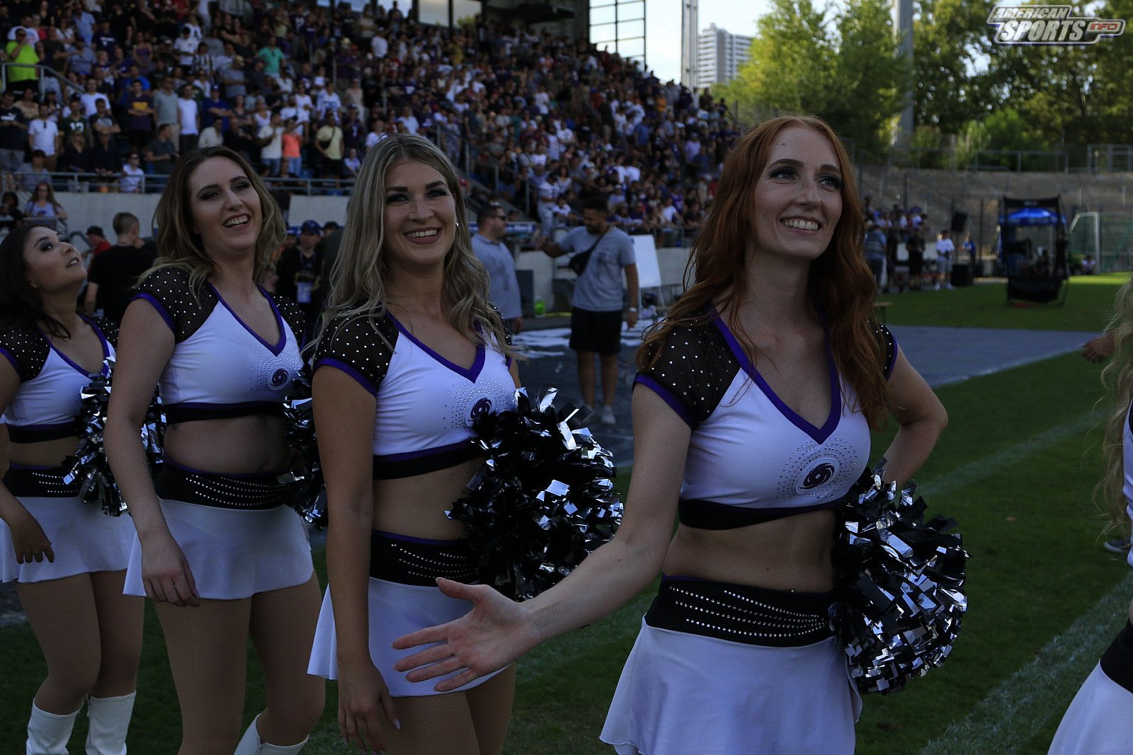 Die Frankfurt Galaxy Dancers beim Heimspiel gegen die Vienna Vikings am 14.08.2022