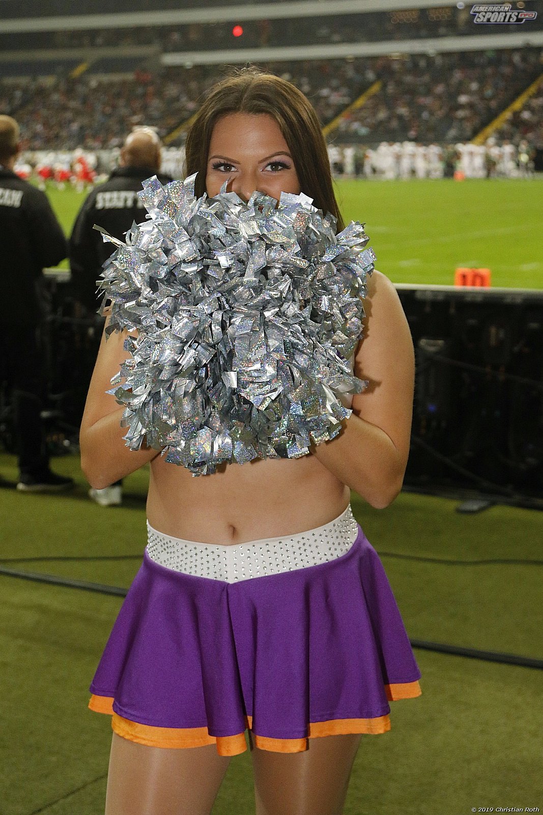 Die Frankfurt Universe Cheerleader beim Germanbowl XLI am 12.10.2019
