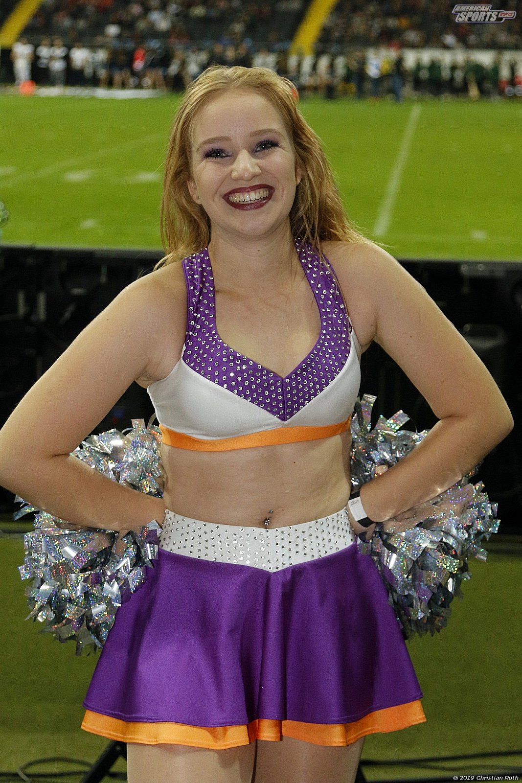 Die Frankfurt Universe Cheerleader beim Germanbowl XLI am 12.10.2019
