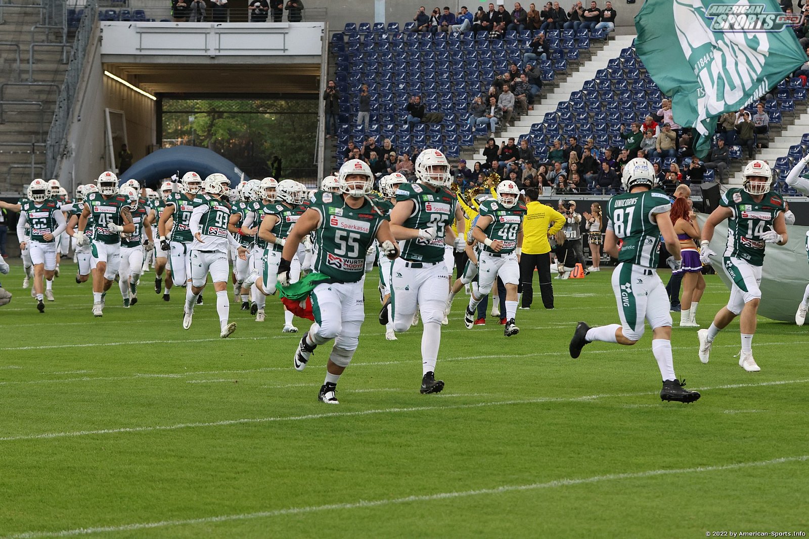 Germanbowl XLIII Schwäbisch Hall Unicorns vs Potsdam Royals 44:27 08.10.2022
