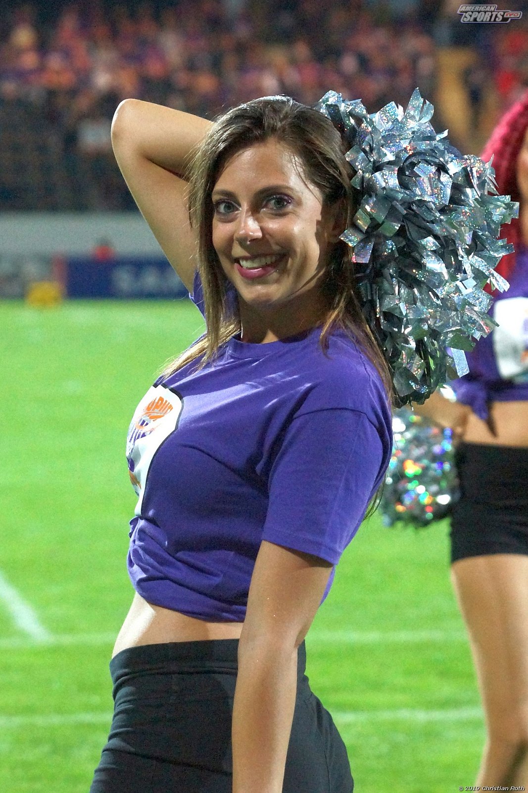 Die Frankfurt Universe Cheerleader beim Heimspiel gegen die Hildesheim Invaders am 21.09.2019