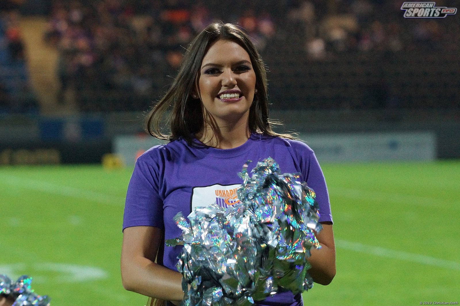 Die Frankfurt Universe Cheerleader beim Heimspiel gegen die Hildesheim Invaders am 21.09.2019
