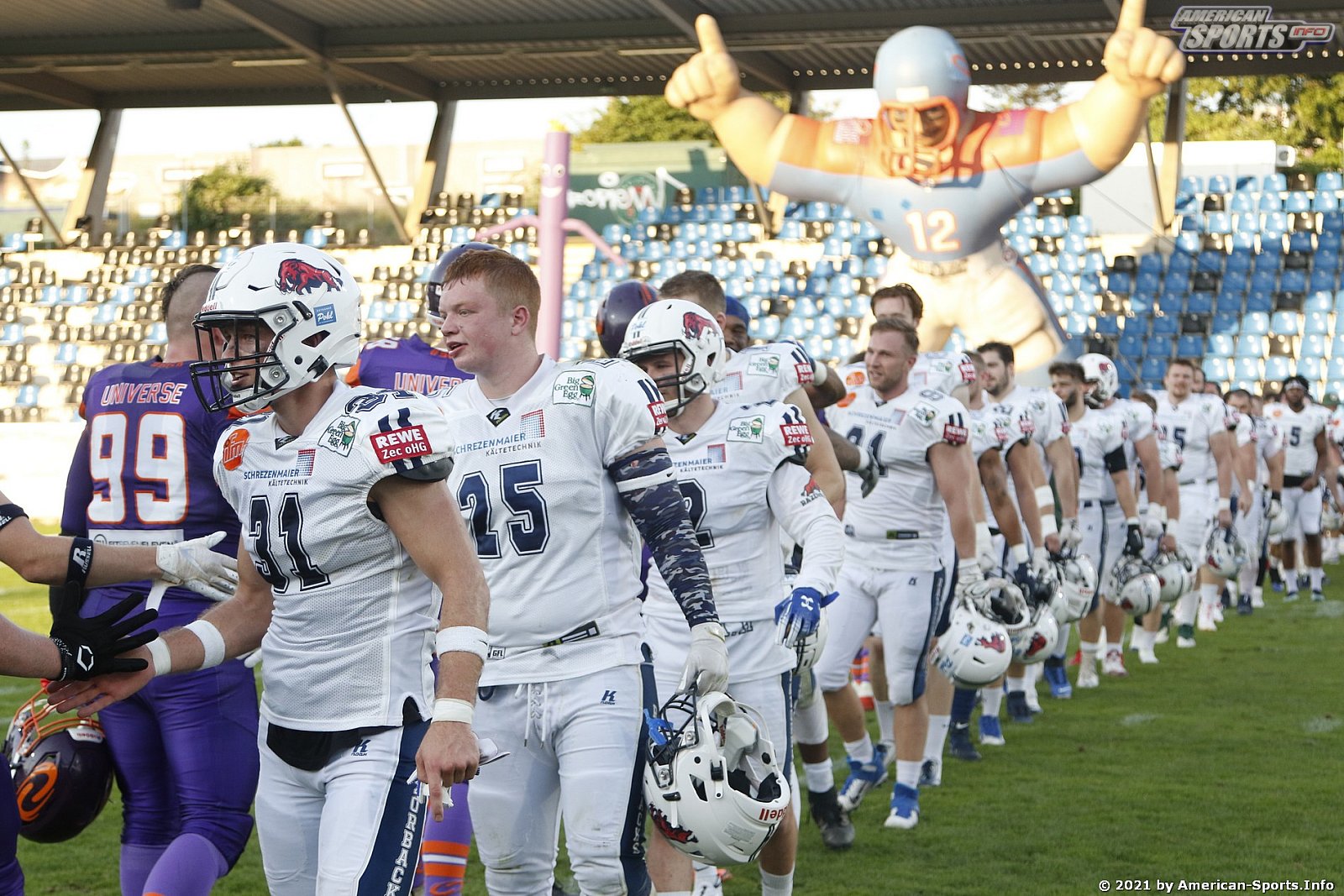 GFL Süd: Frankfurt Universe vs Ravensburg Razorbacks 22:64 14.08.2021