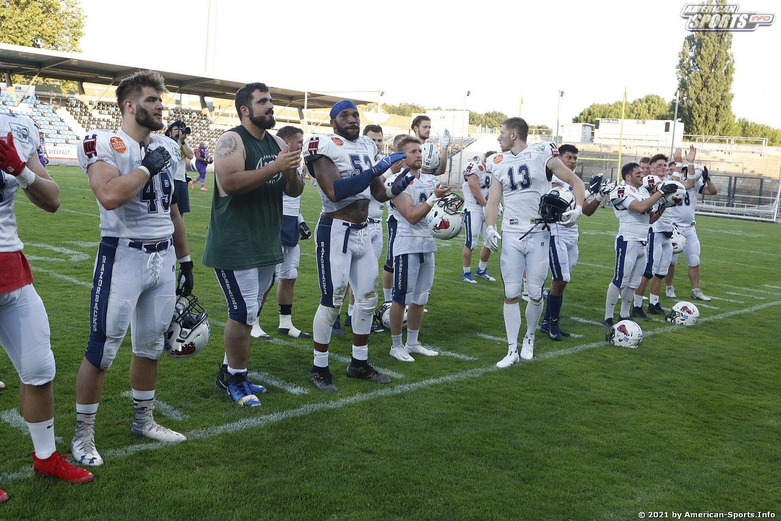 GFL Süd: Frankfurt Universe vs Ravensburg Razorbacks 22:64 14.08.2021