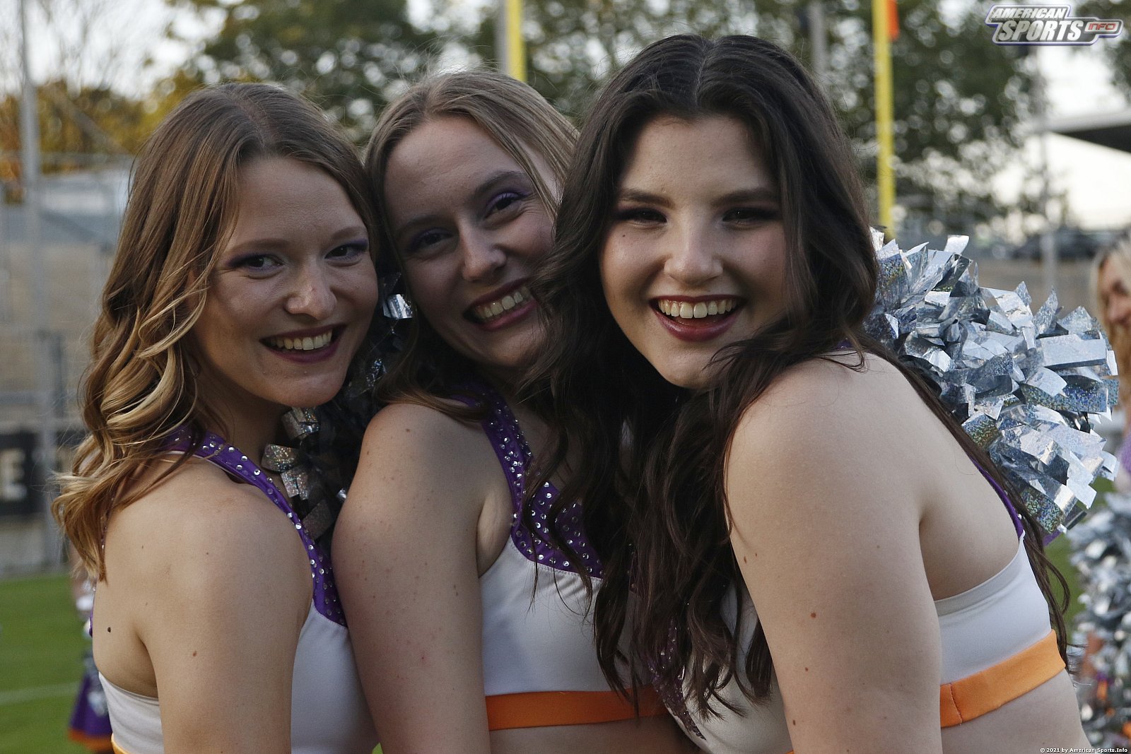 Die Frankfurt Universe Cheerleader beim Heimspiel gegen die Ravensburg Razorbacks 22:64 14.08.2021