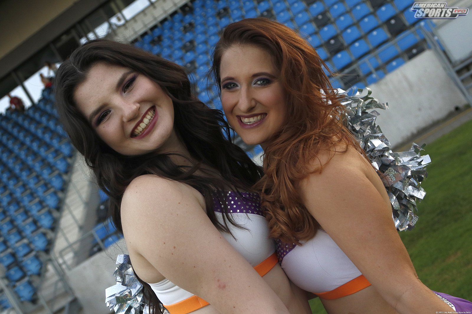 Die Frankfurt Universe Cheerleader beim Heimspiel gegen die Ravensburg Razorbacks 22:64 14.08.2021