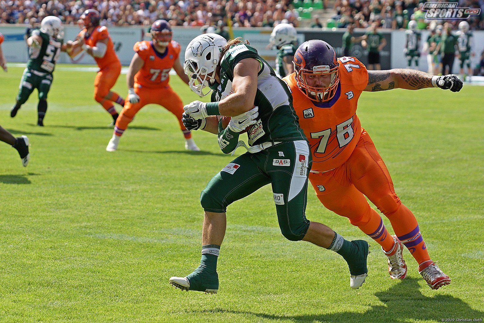 GFL Süd: Schwäbisch Hall Unicorns vs Frankfurt Universe 42:34 11.08.2019