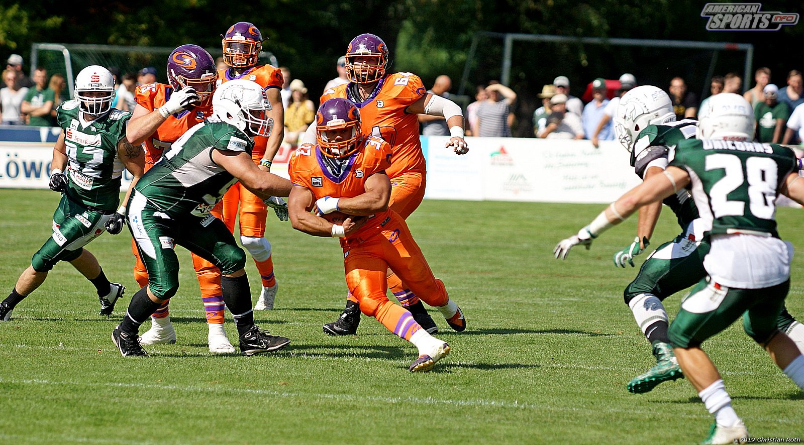 GFL Süd: Schwäbisch Hall Unicorns vs Frankfurt Universe 42:34 11.08.2019