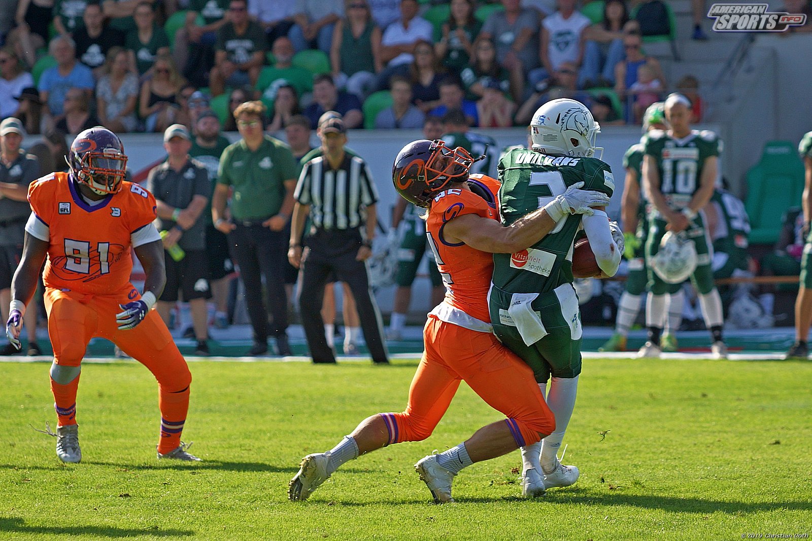 GFL Süd: Schwäbisch Hall Unicorns vs Frankfurt Universe 42:34 11.08.2019