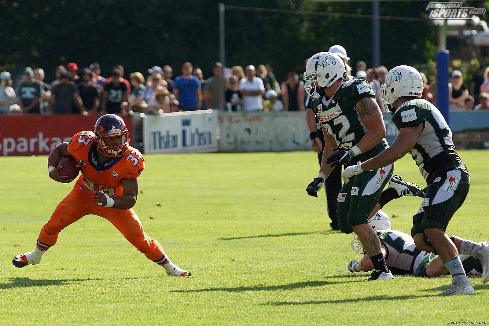 GFL Süd: Schwäbisch Hall Unicorns vs Frankfurt Universe 42:34 11.08.2019