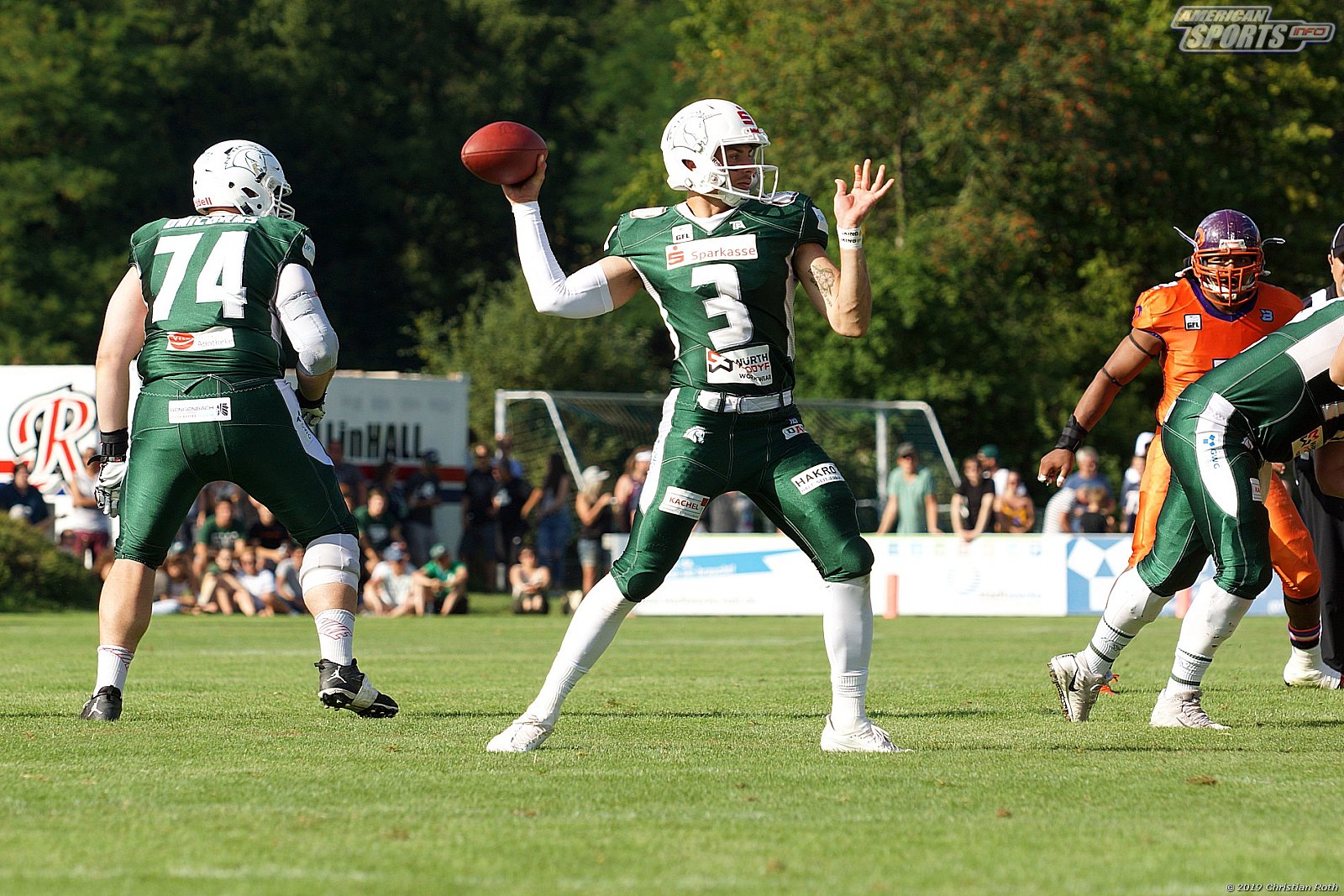 GFL Süd: Schwäbisch Hall Unicorns vs Frankfurt Universe 42:34 11.08.2019