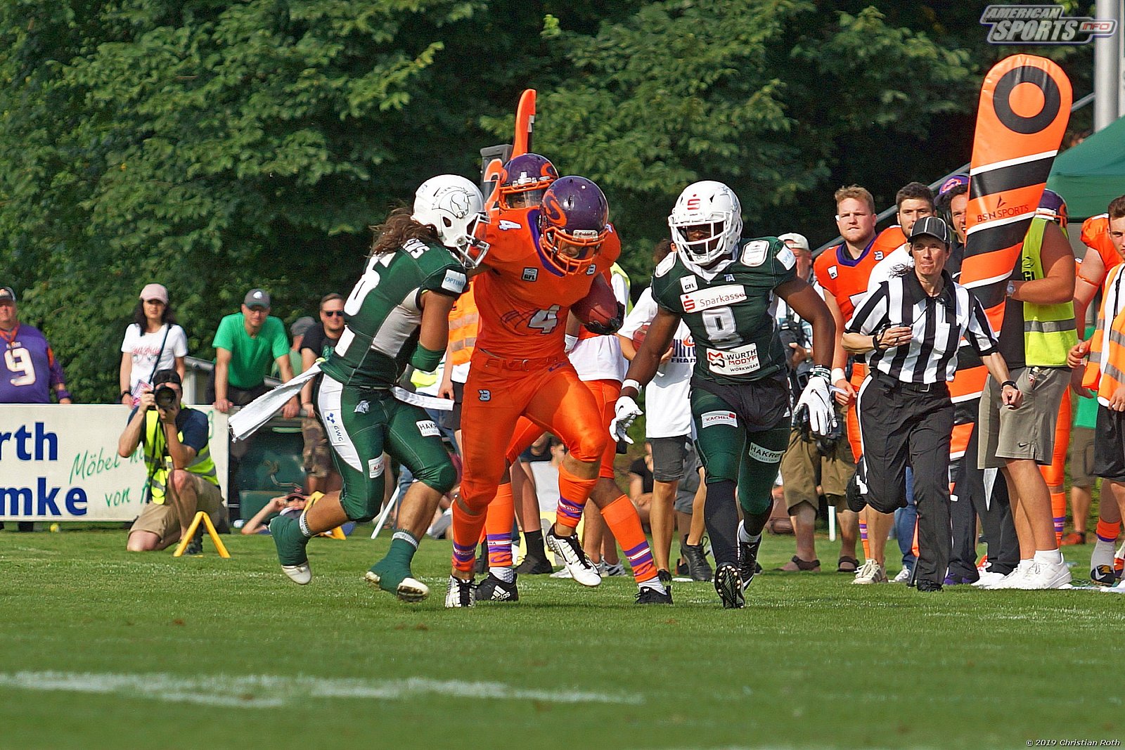 GFL Süd: Schwäbisch Hall Unicorns vs Frankfurt Universe 42:34 11.08.2019