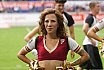 ELF: Die Pyromaniacs Cheerleader beim Heimspiel von Rhein Fire gegen die Barcelona Dragons am  26.06.2022