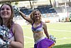 Die Frankfurt Universe Cheerleader beim Heimspiel gegen die Saarland Hurricanes am 02.07.2022