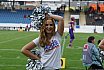 Die Frankfurt Universe Cheerleader beim Heimspiel gegen die Marburg Mercenaries am 07.09.2019