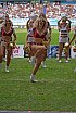 ELF: Die Pyromaniacs Cheerleader beim Heimspiel von Rhein Fire gegen die Frankfurt Galaxy am 21.08.2022