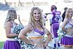 Die Frankfurt Universe Cheerleader beim Heimspiel gegen die Saarland Hurricanes am 02.07.2022
