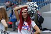 Die Frankfurt Universe Cheerleader beim Heimspiel gegen die Marburg Mercenaries am 07.09.2019