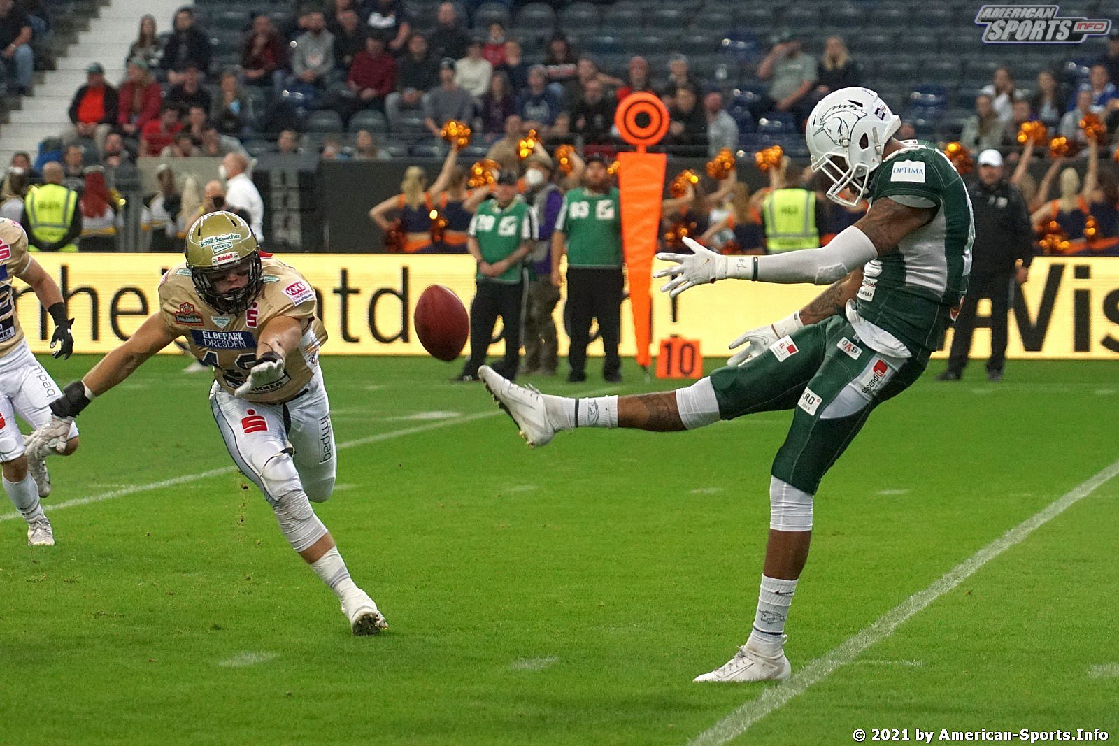 Sharkwater Germanbowl XLII Dresden Monarchs vs Schwäbisch Hall Unicorns 28:19 09.10.2021