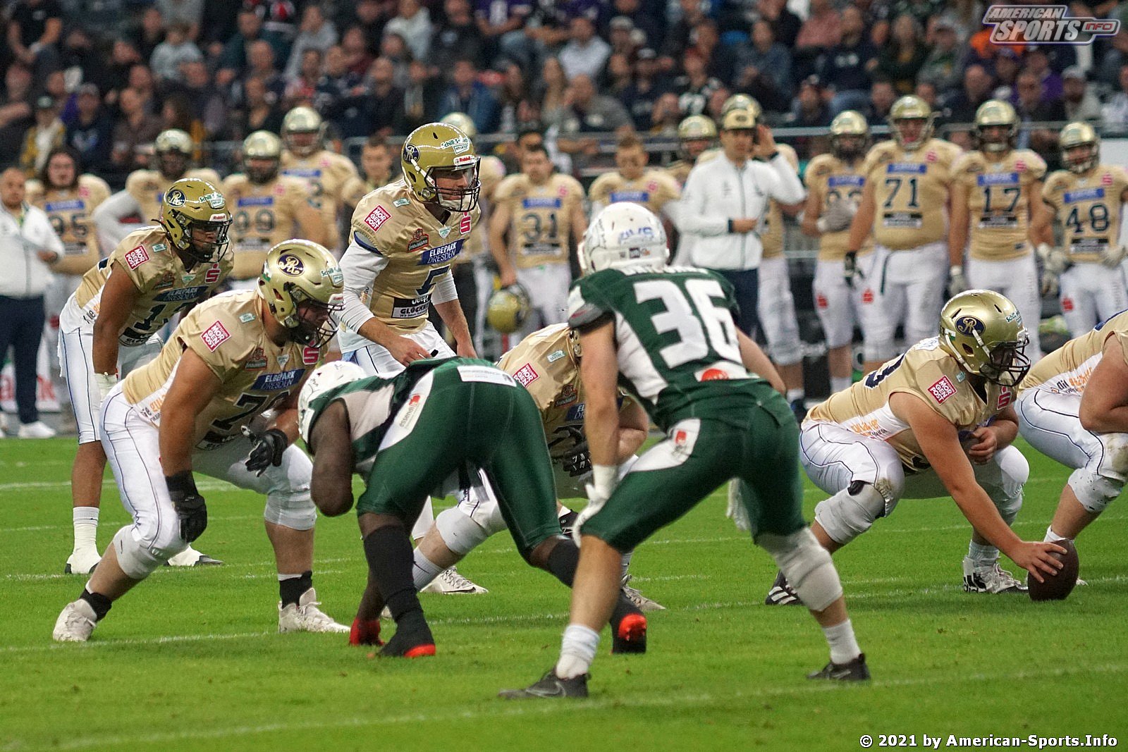 Sharkwater Germanbowl XLII Dresden Monarchs vs Schwäbisch Hall Unicorns 28:19 09.10.2021