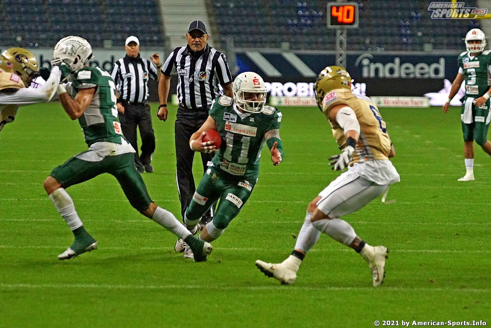 Sharkwater Germanbowl XLII Dresden Monarchs vs Schwäbisch Hall Unicorns 28:19 09.10.2021