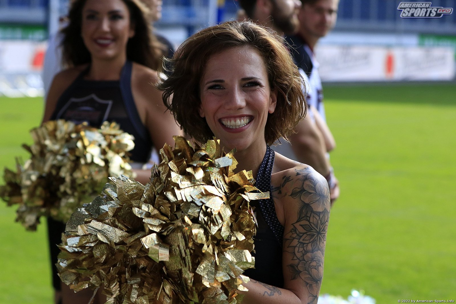 ELF: Die Pyromaniacs Cheerleader beim Heimspiel von Rhein Fire gegen die Frankfurt Galaxy am 21.08.2022