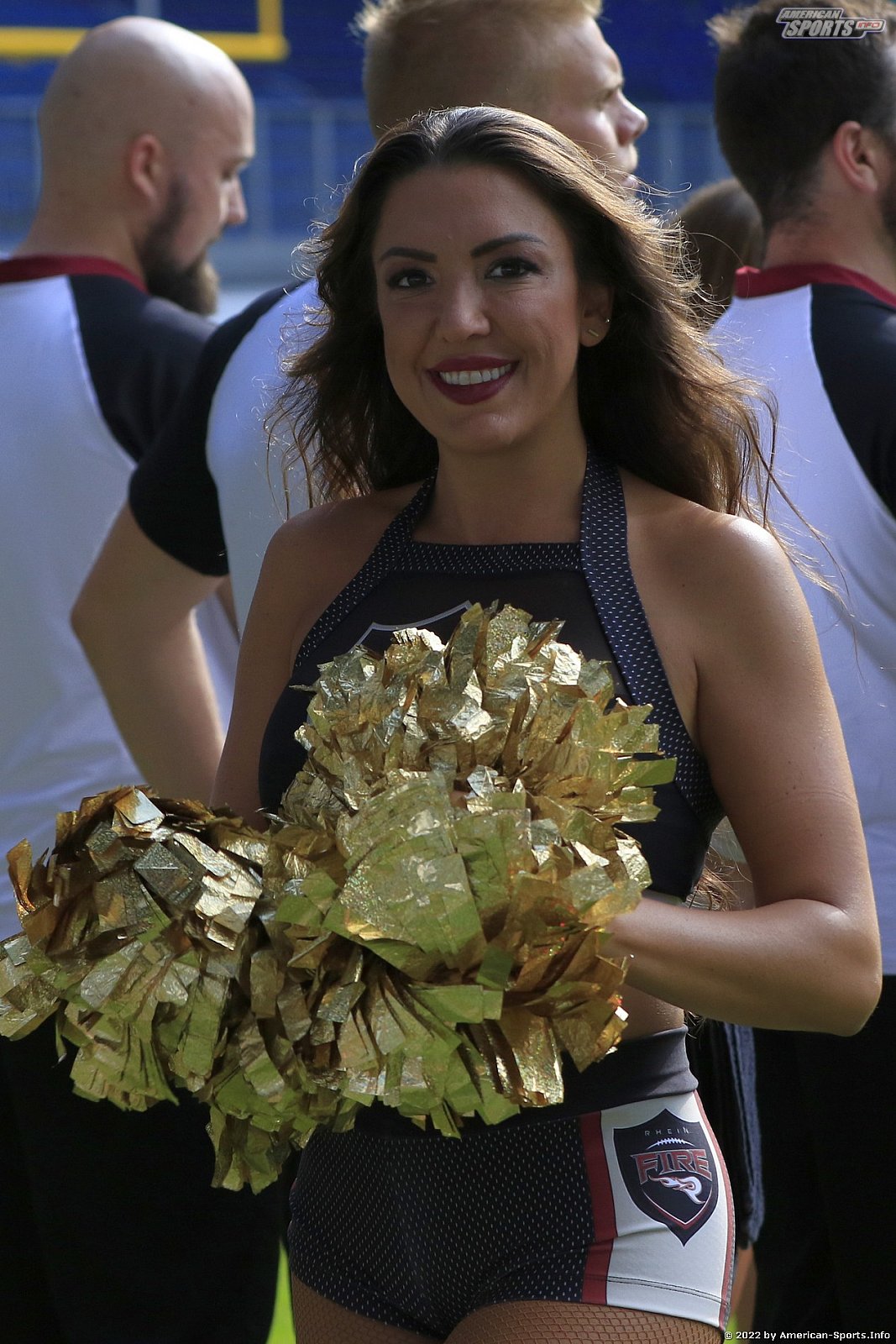 ELF: Die Pyromaniacs Cheerleader beim Heimspiel von Rhein Fire gegen die Frankfurt Galaxy am 21.08.2022