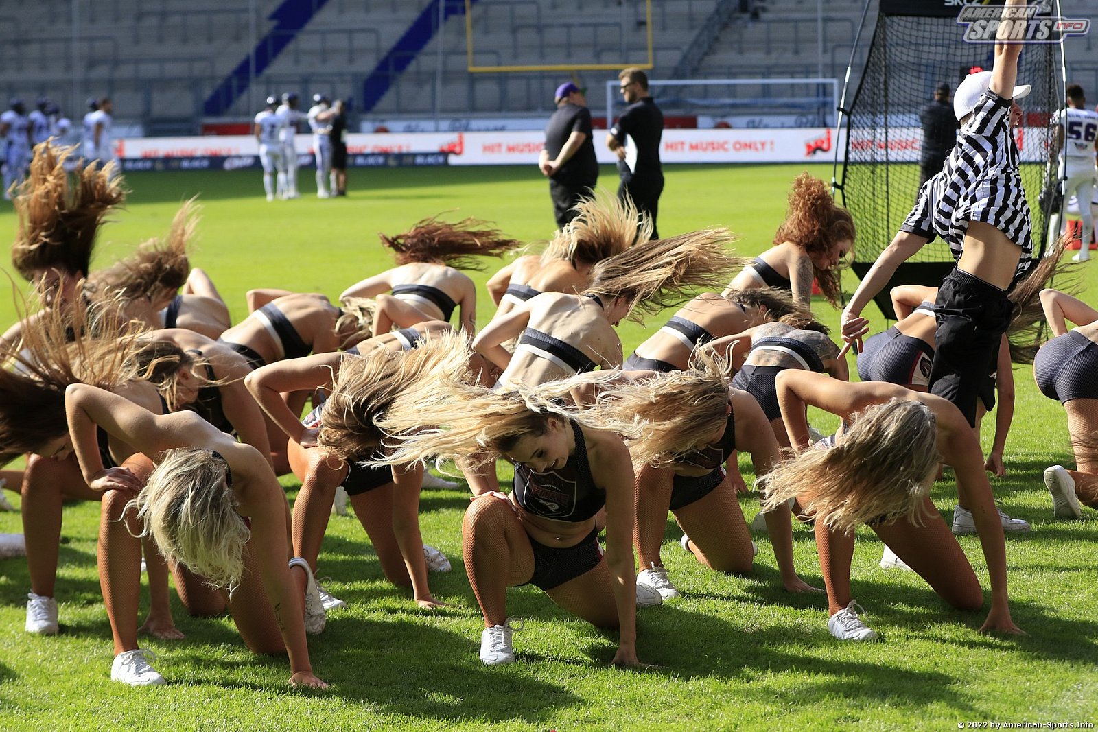 ELF: Die Pyromaniacs Cheerleader beim Heimspiel von Rhein Fire gegen die Frankfurt Galaxy am 21.08.2022