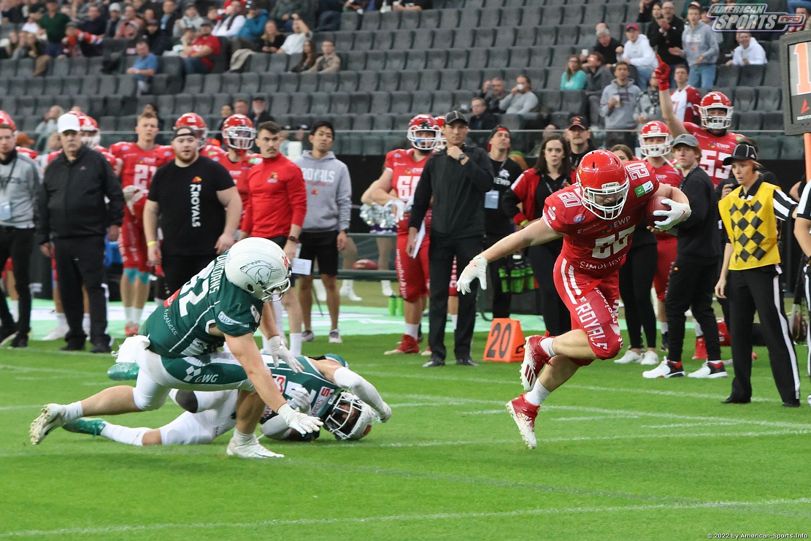 Germanbowl XLIII Schwäbisch Hall Unicorns vs Potsdam Royals 44:27 08.10.2022