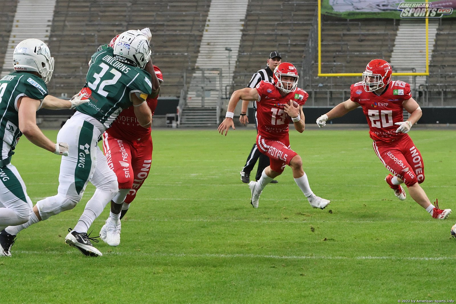 Germanbowl XLIII Schwäbisch Hall Unicorns vs Potsdam Royals 44:27 08.10.2022