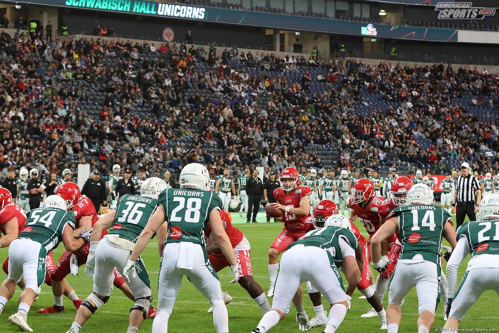 Germanbowl XLIII Schwäbisch Hall Unicorns vs Potsdam Royals 44:27 08.10.2022