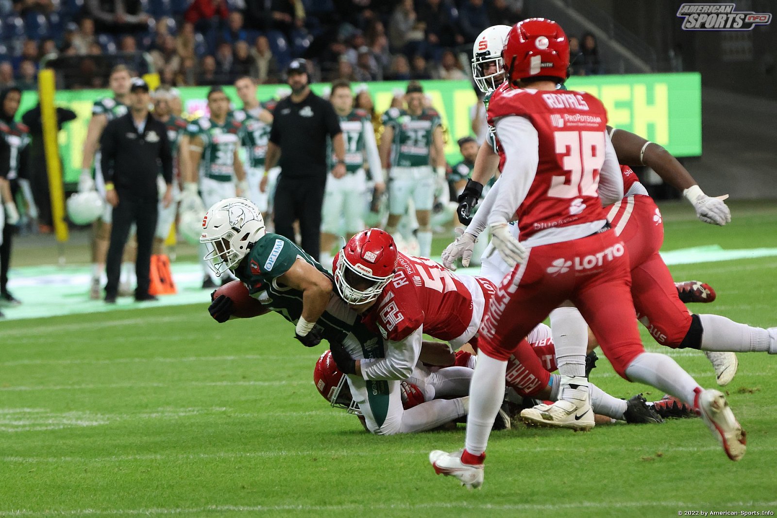 Germanbowl XLIII Schwäbisch Hall Unicorns vs Potsdam Royals 44:27 08.10.2022