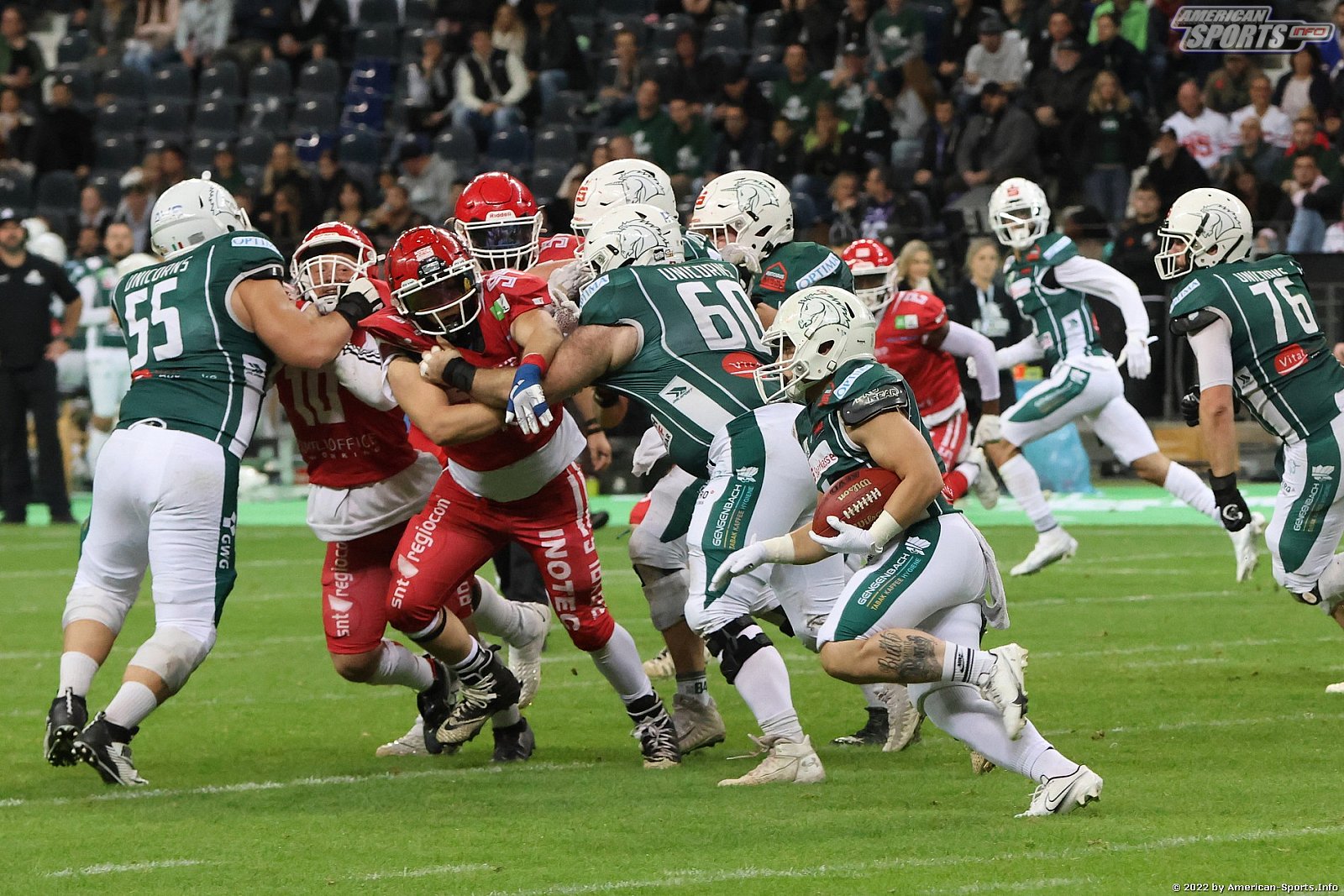 Germanbowl XLIII Schwäbisch Hall Unicorns vs Potsdam Royals 44:27 08.10.2022