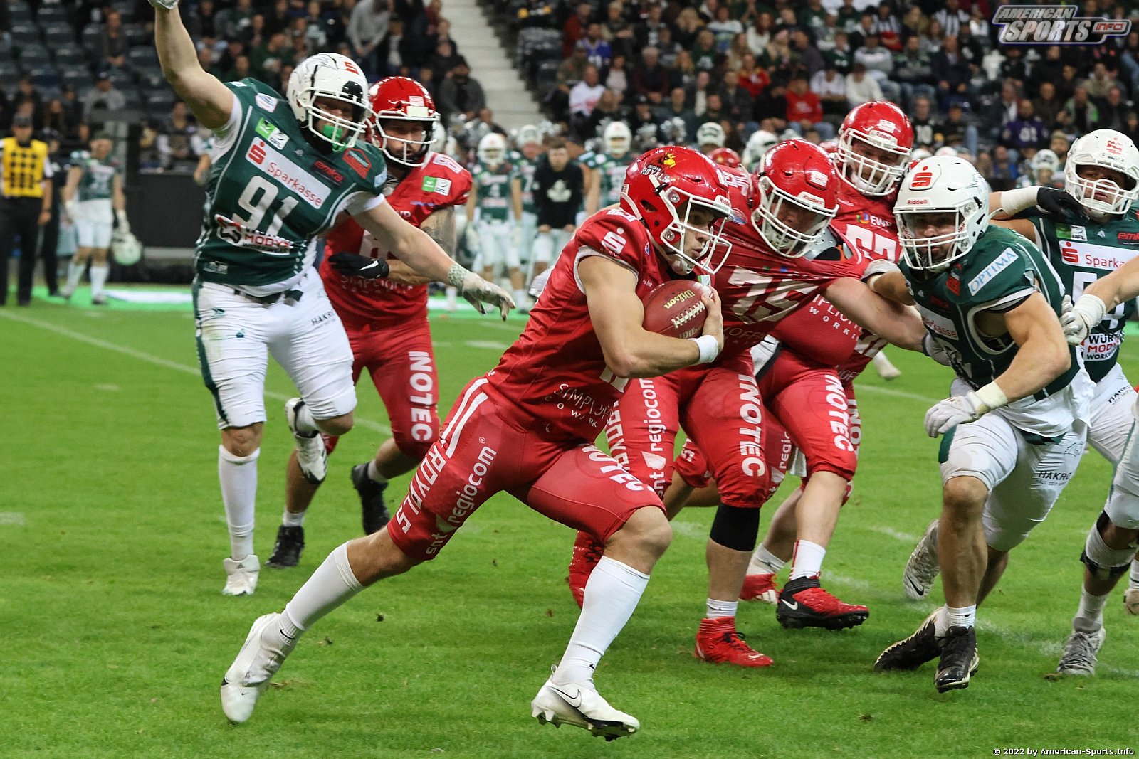 Germanbowl XLIII Schwäbisch Hall Unicorns vs Potsdam Royals 44:27 08.10.2022
