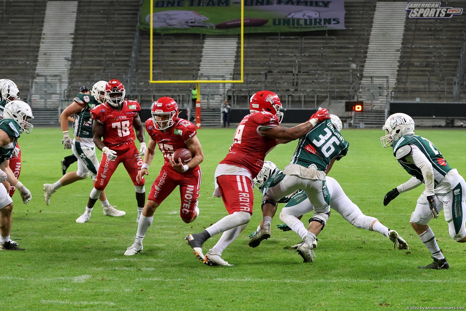 Germanbowl XLIII Schwäbisch Hall Unicorns vs Potsdam Royals 44:27 08.10.2022